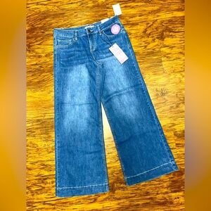 YMI Low Rise Wide Leg Jeans Size 7 NWT